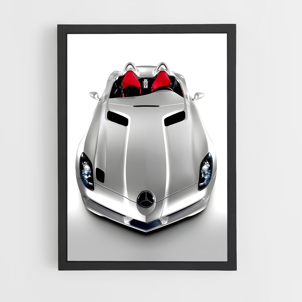 Poster Moss Silver Dream – affiche Mercedes (vue 2)